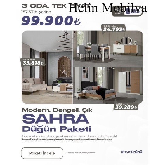 rapsodi sahra düğün paketi